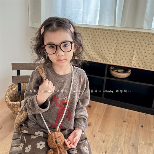 2024秋季童装儿童韩版男童女童秋装长袖T恤卫衣毛衣打底衫 商品图1