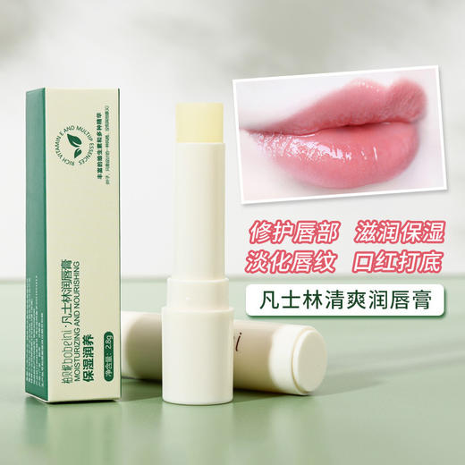 【凡士林滋润补水润唇膏】24小时贴心守护，以自然滋养，为双唇提供温润呵护，感受得到的润泽，给双唇意想不到的水润Q弹，学生党秋冬平价润唇膏，防干裂唇部护理L 商品图1