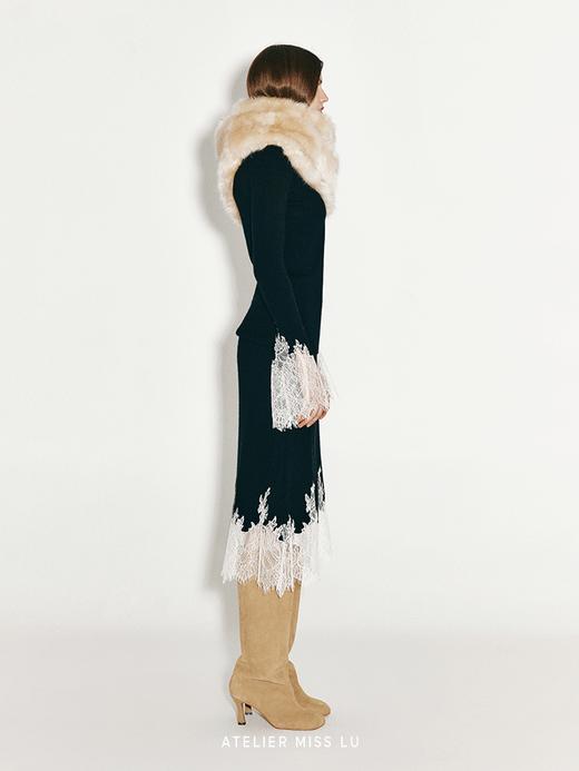 【起司小姐 】冬日温暖仿皮草造型围脖披肩 商品图2