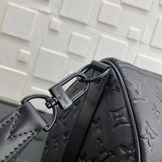 驴家M22765 全皮黑压花 花旅行包35KEEPALL BANDOULIÈRE 35 商品图3