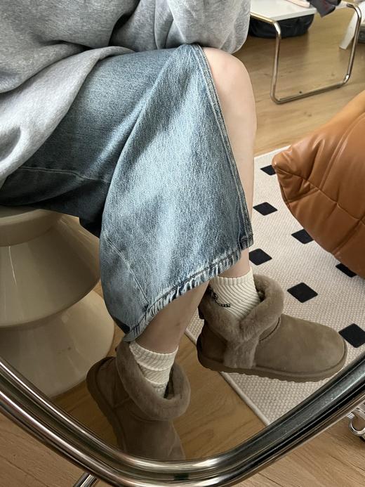 UGG.2022羊驼毛边小可爱雪地靴 商品图3