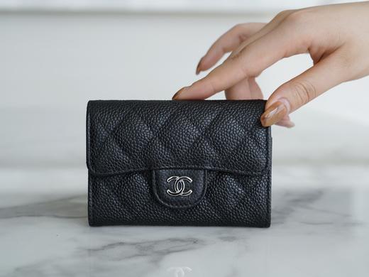 香奶奶   经典卡包 黑银 商品图1