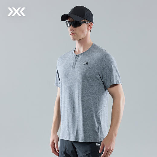 X-BIONIC 旷野风岚亨利领速干防晒抗菌轻量排汗商务休闲短袖T恤24651N 商品图1