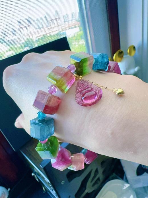 50.7g 原石碧玺手链 商品图8