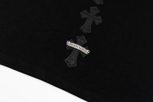 CH克家十字贴皮银饰刺绣梵文短袖T恤！ 商品图5