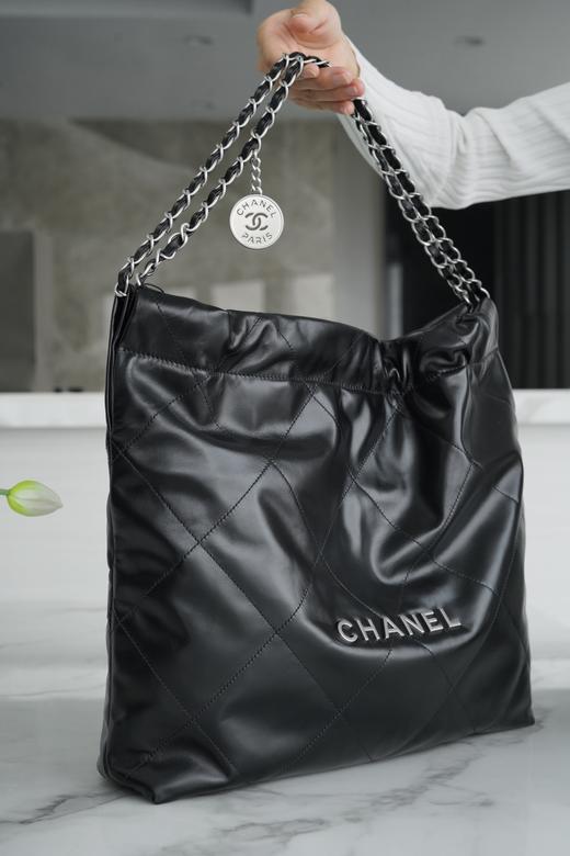 香奶奶    22bag垃圾袋
手袋 黑色银扣 中号 正品尾皮 商品图1