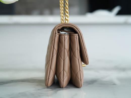 香奶奶  新款调节扣口盖包 奶茶杏 小号 商品图7