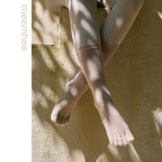 卡益均码中筒五指瑜伽袜KS4199 商品图3