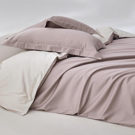 【50支长绒棉贡缎套件】纯色全棉50支长绒棉贡缎套件纯色四件套床 商品图3