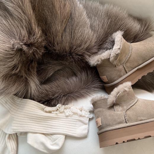 ??羚羊棕  【 厚底款 】 UGG周冬雨同款??mini迷你小V口 商品图3