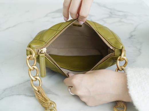 香奶奶  手工坊   腋下包  芥末绿 商品图7