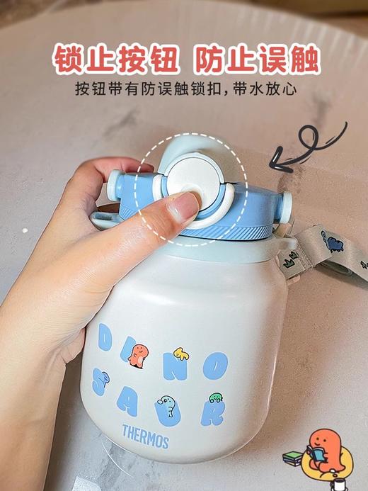 【清仓特惠4.5折，无货退款】膳魔师线条小狗吨吨桶保温杯儿童水杯大肚杯成人水壶水杯大容量1000ml【不支持补差，非质量问题不退不换】S 商品图2