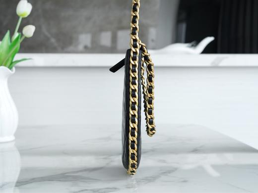 香奶奶 B 手工坊   双链条腋下包大号 黑 商品图5