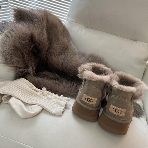 ??羚羊棕  【 厚底款 】 UGG周冬雨同款??mini迷你小V口 商品图5