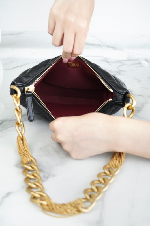 香奶奶  手工坊   腋下包  黑 商品图4