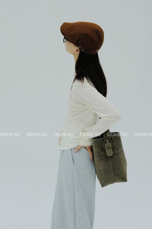 【门店同款】ENJOY秋季细闪抽绳阔腿裤 159296026 商品图3