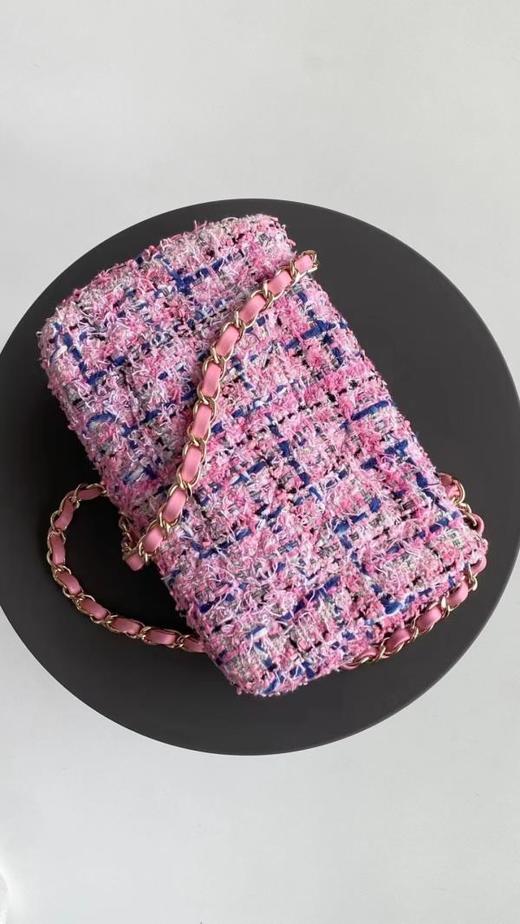 香奶奶  粉藍wteed毛呢 mini cf 商品图6