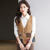 洋气别致马甲，复古镂空无袖马夹开衫外套CC-10-5376 商品缩略图3