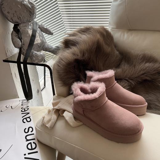 暮色粉  【 厚底款 】 UGG周冬雨同款mini迷你小V口～ 商品图3