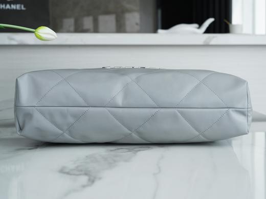 香奶奶  春夏新款  手袋 灰色银扣 中号 垃圾袋 商品图5