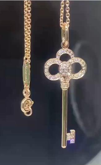 Tiffany 钥匙项链 玫瑰金 商品图0
