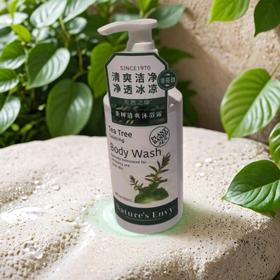 天然之扉茶树清爽滋养沐浴露 532ml/瓶
