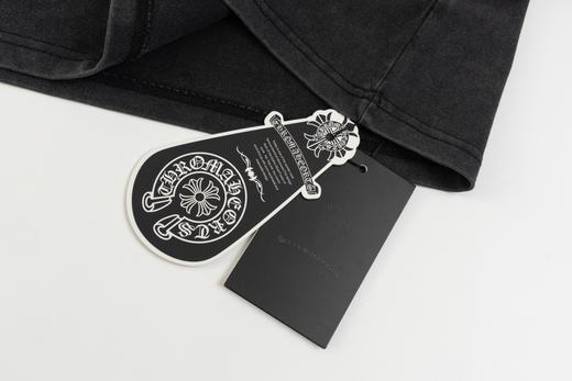 CH克家马蹄梵文螺丝钻水洗做旧复古圆领短袖 商品图8