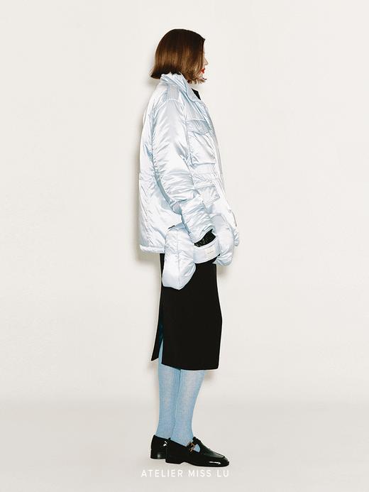 【薄荷冰川】冰川蓝梯形手腕包 商品图1