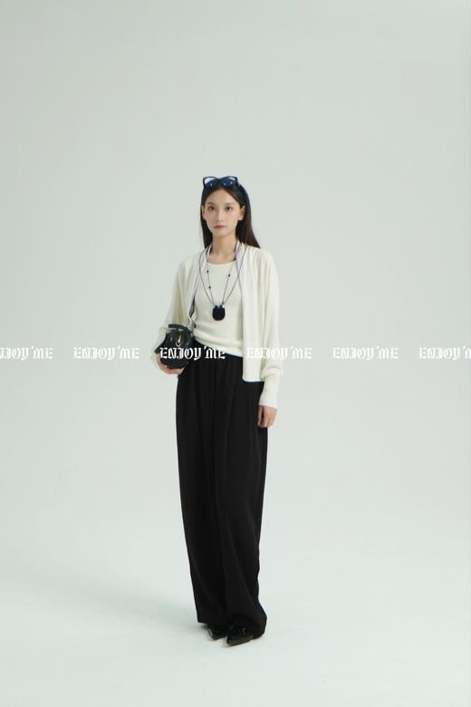 【门店同款】ENJOY秋季less is more极简风腰带长裤 159195452 商品图5
