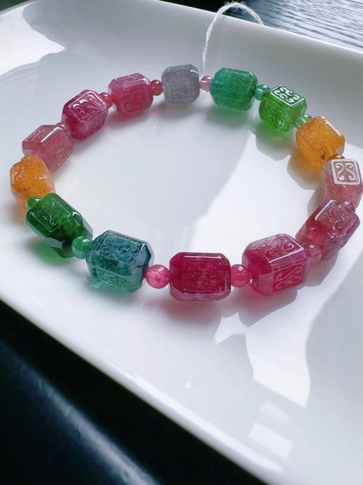 19.55g 雕刻碧玺手链 商品图6