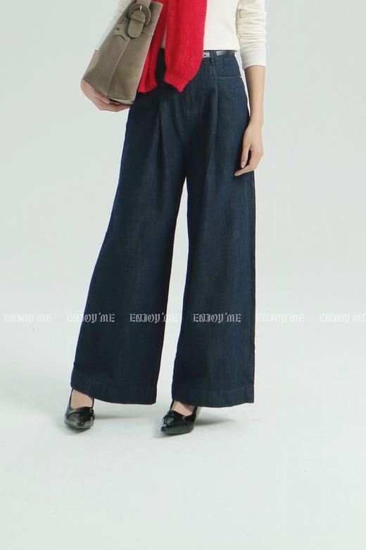 【门店同款】ENJOY秋季高腰阔腿直筒裤 159344551 商品图4