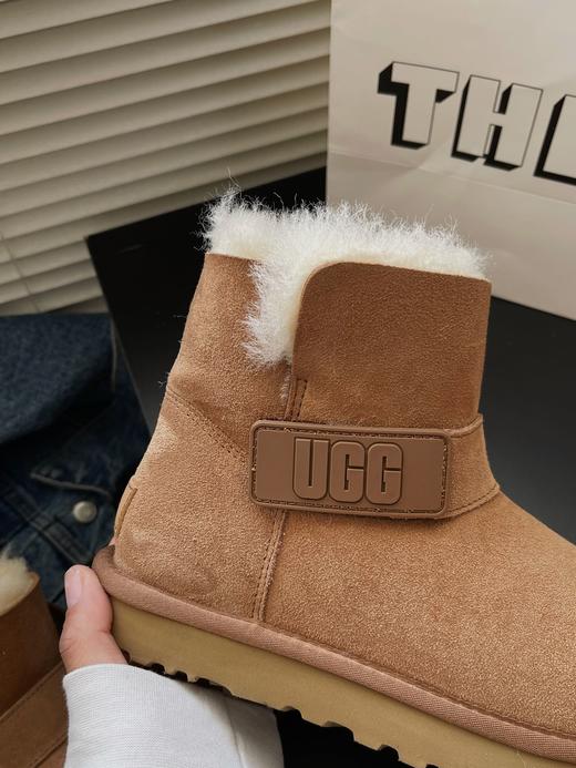 2022秋冬新款皮毛一体胶片雪地靴 商品图4