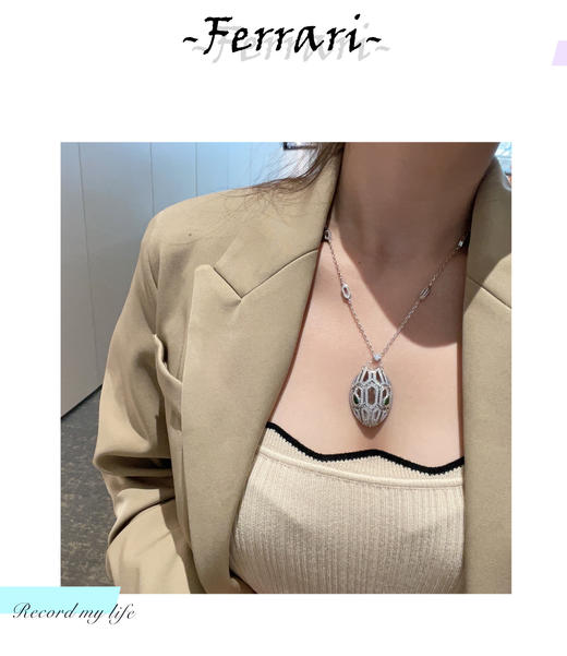 B家BD064#宝家蛇形镂空项链 商品图0