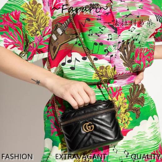 G家古驰 单肩斜跨 化妆盒 商品图5