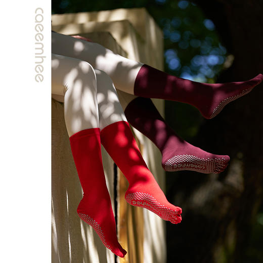 卡益均码中筒五指瑜伽袜KS4199 商品图1