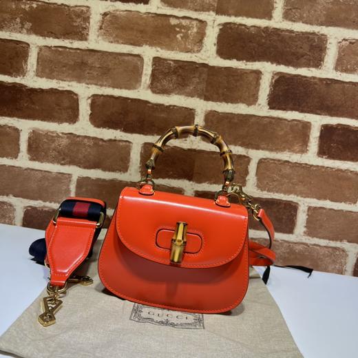 GU 大logo帆布竹节马鞍包 （特级）686864 商品图2