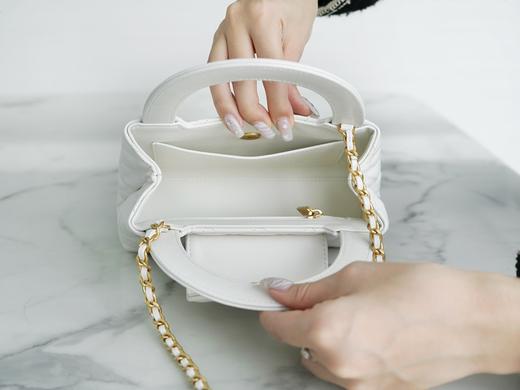 香奶奶K Kelly手柄包 白色 大号 商品图4