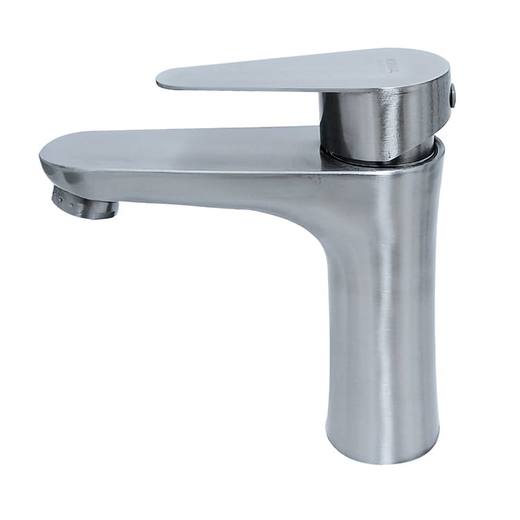 龙头/KP1-17/面盆混合/不锈钢/拉丝封釉 商品图0