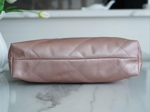 香奶奶   高级手工坊   手袋  正品尾皮 小号 玫瑰金 垃圾袋 商品图4