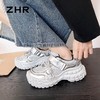 ZHR则则厚底老爹鞋女2024新款榴莲底增高运动休闲鞋百搭小白鞋女 商品缩略图9