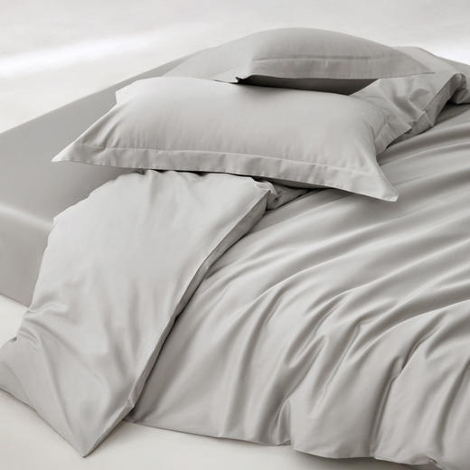 【50支长绒棉贡缎套件】纯色全棉50支长绒棉贡缎套件纯色四件套床 商品图14