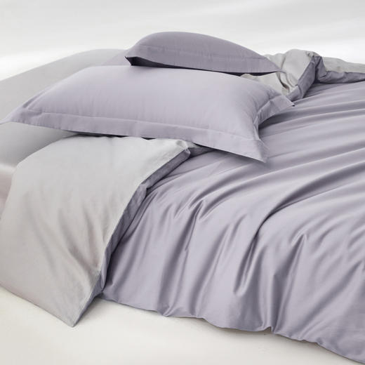 【50支长绒棉贡缎套件】纯色全棉50支长绒棉贡缎套件纯色四件套床 商品图13