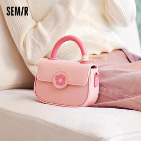 森马包包马鞍包女新款可爱俏皮手提包甜甜圈斜挎包甜美单肩包
