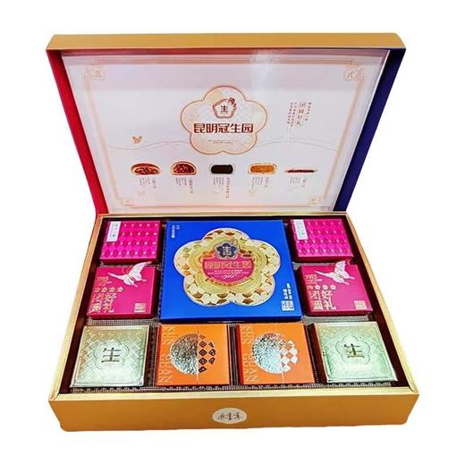 梅花牌 昆明冠生园团圆好礼月饼礼盒 1.15kg/盒 商品图1