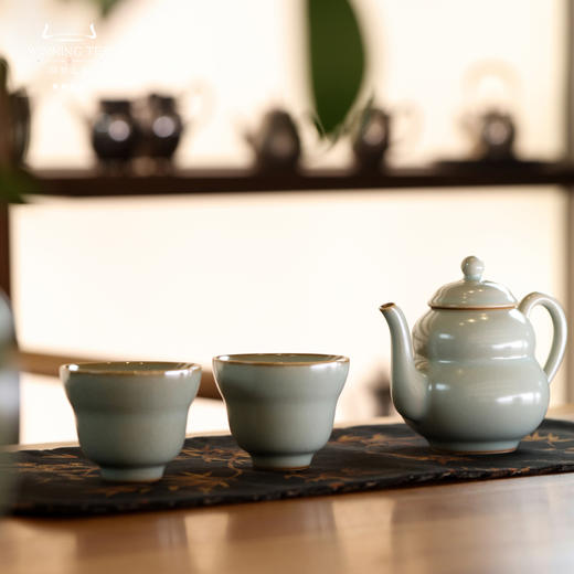 问鼎汝瓷  和光同尘套组（福禄壶 福禄杯）（缺货） 商品图0