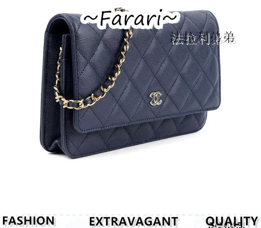 香奶奶 woc 深蓝色 原厂皮 商品图7