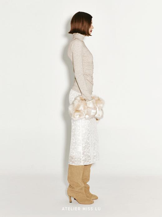 【天空之境】绵羊毛肌理微透半裙 商品图1