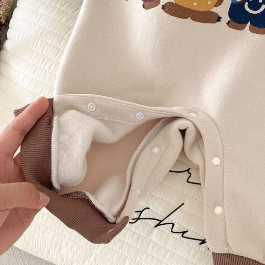 【韩国婴儿卡通超萌加厚连体衣】0-2岁冬季童装宝宝哈衣婴儿衣服 商品图3