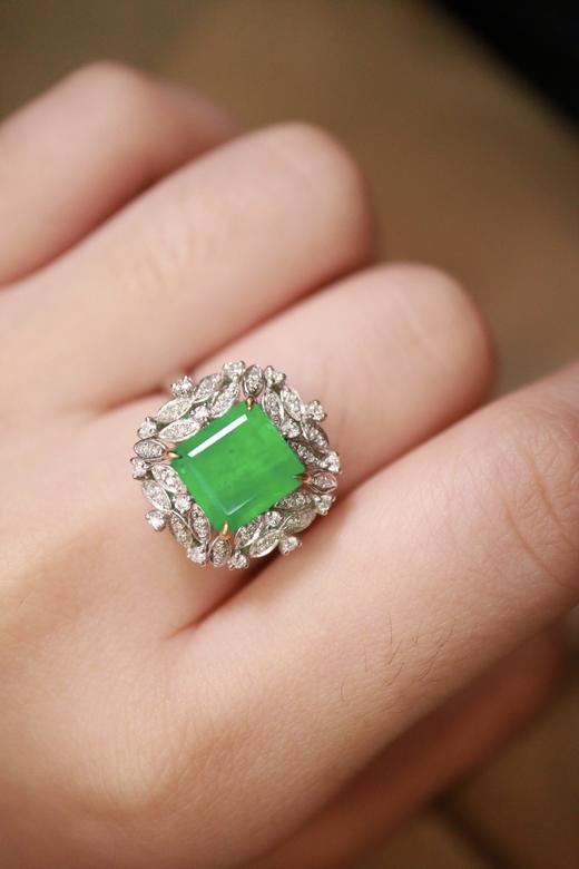 3.31ct 祖母绿戒指 商品图7