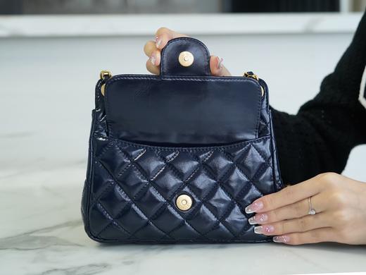 香奶奶  23 早春度假系列  流浪包  深蓝 商品图4